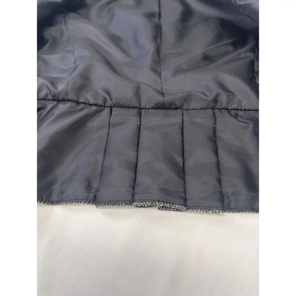 Worthington Petite Med Pleated Cropped herringbone Button jacket. Well tailored. - Picture 5 of 14